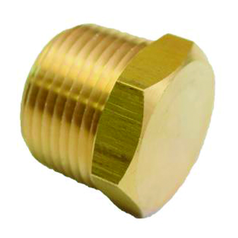 3/4" NPT HEX HEAD PLUG BRASS (28-205S)
