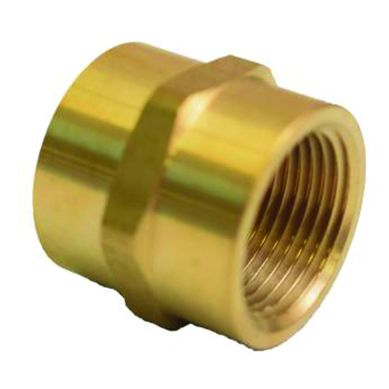 1/2" NPT FEM X FEM COUPLING BRASS (28-061L)