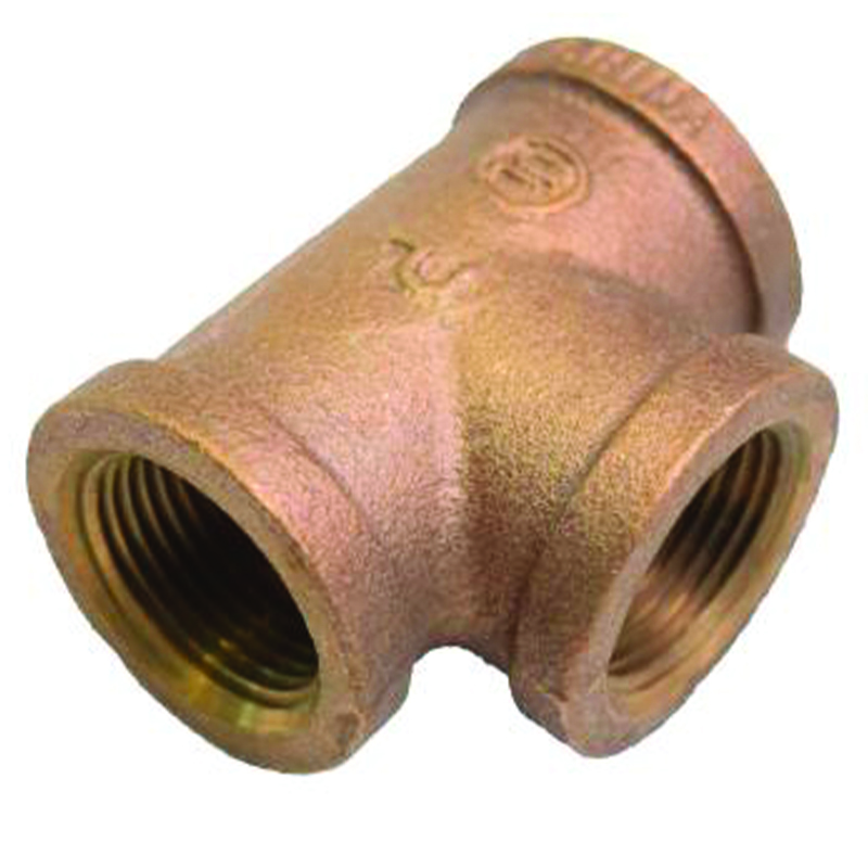 3/8" NPT Brass Tee (28-026)