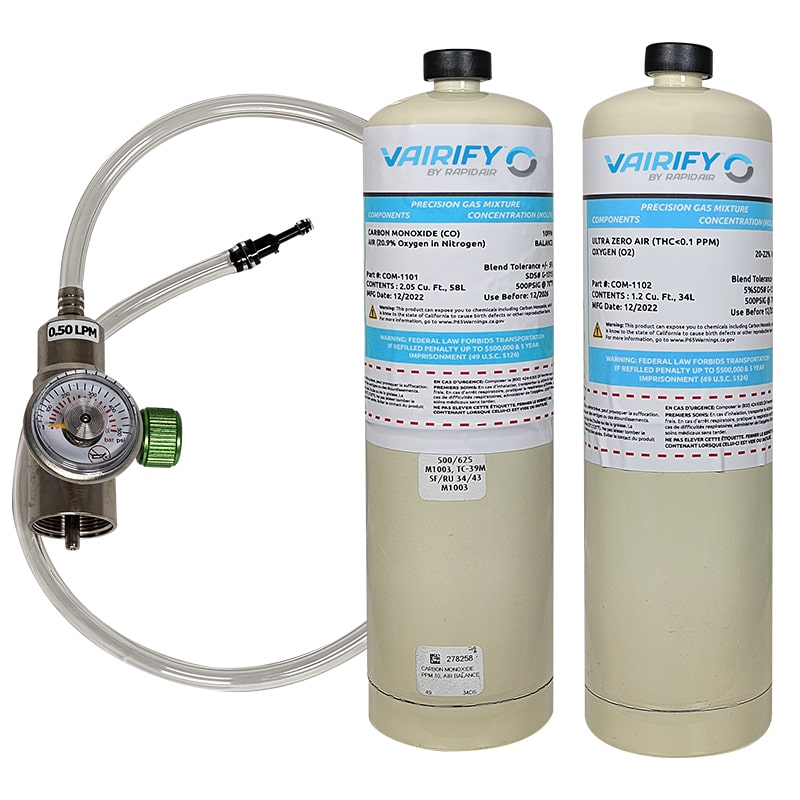 CALIBRATION KIT FOR CO MONITOR, REGULATOR AND 2 GASES (CANNOT BE SHIPPED BY AIR)