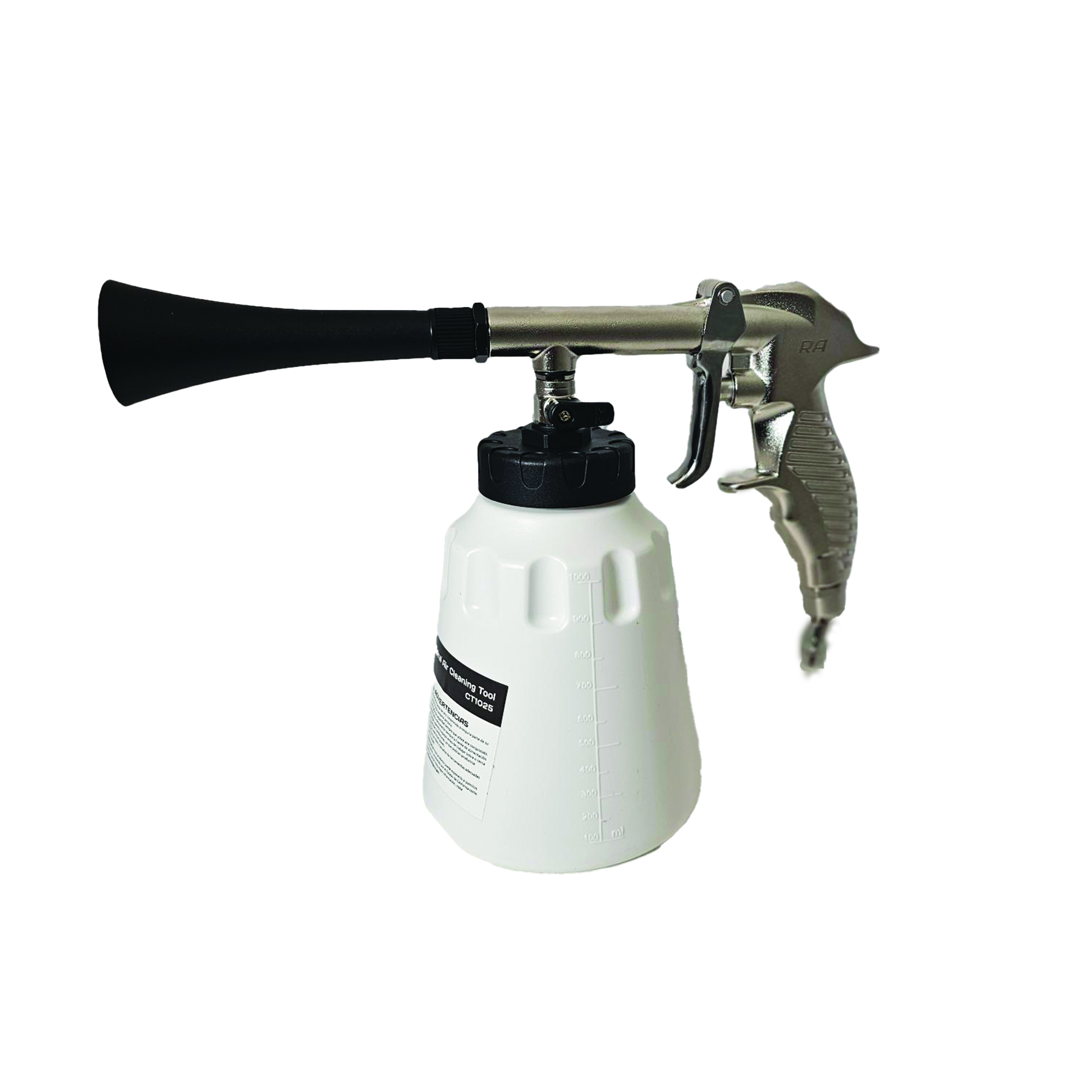 CLEANING TOOL WITH SPIRAL AIR BLOWER AND LIQUID TANK 1/4"