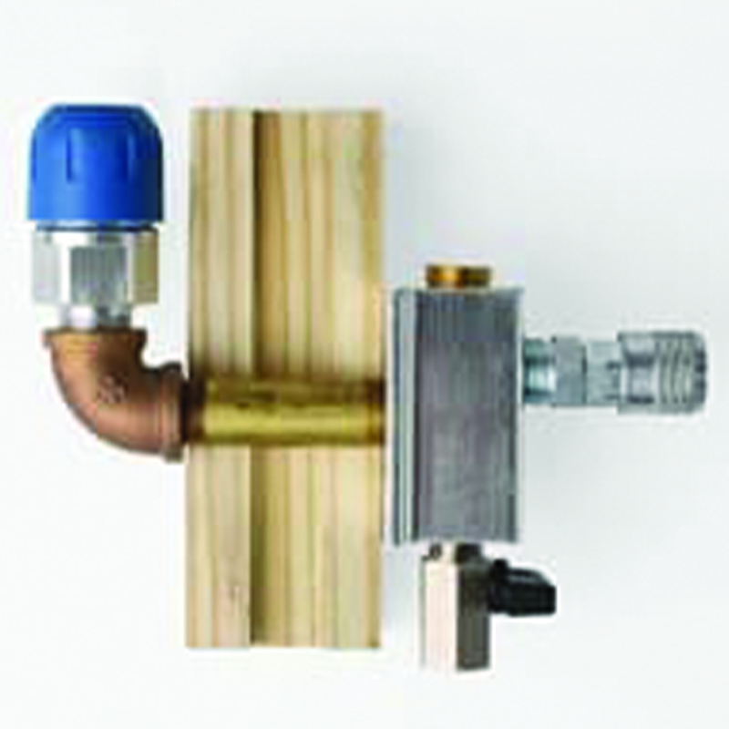 3/4" THRU WALL OUTLET KIT, 1/2" NPT ON FACE,  FASTPIPE