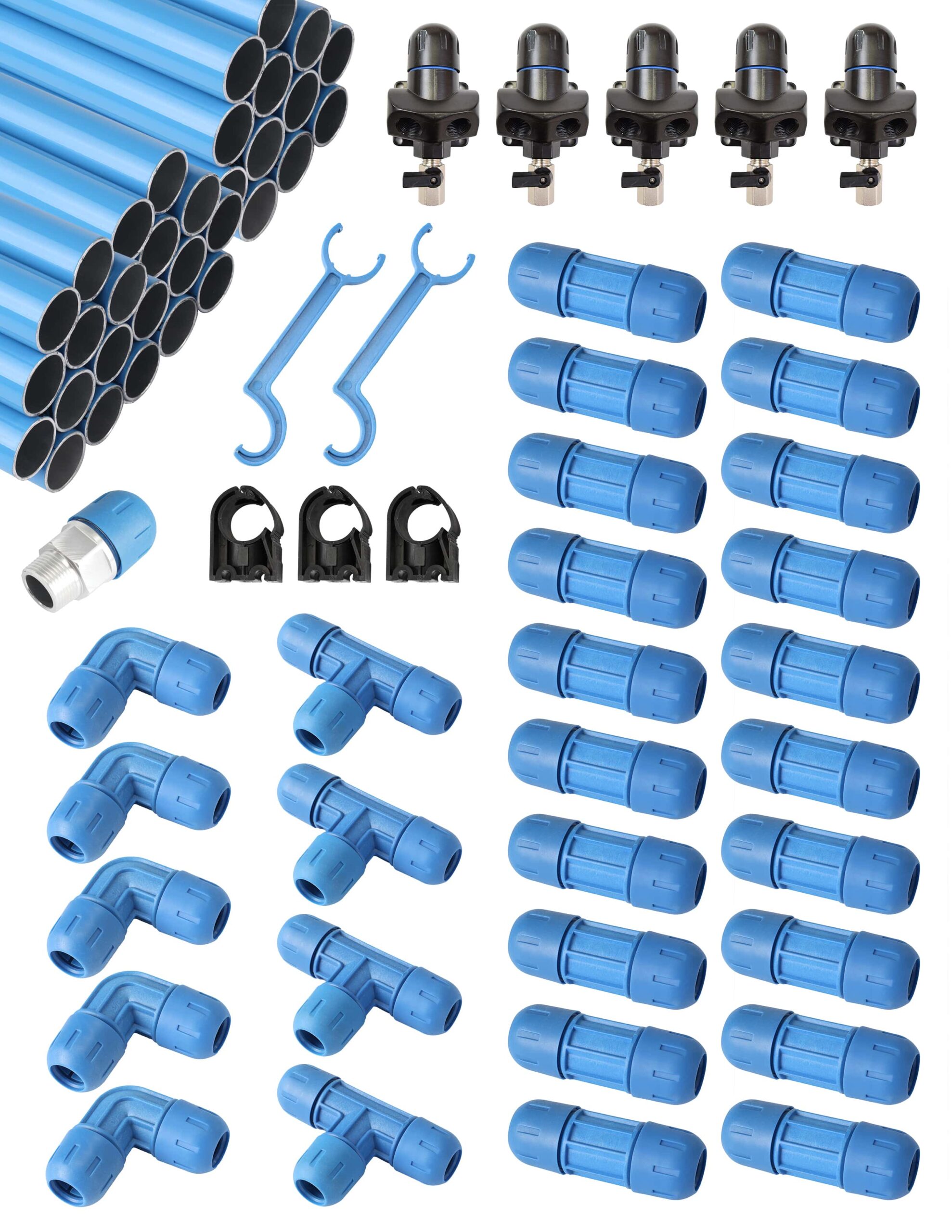 1" FASTPIPE MASTER KIT 240FT, 5 OUTLETS  COMBO UNIT 2 PACKAGES (non-returnable)