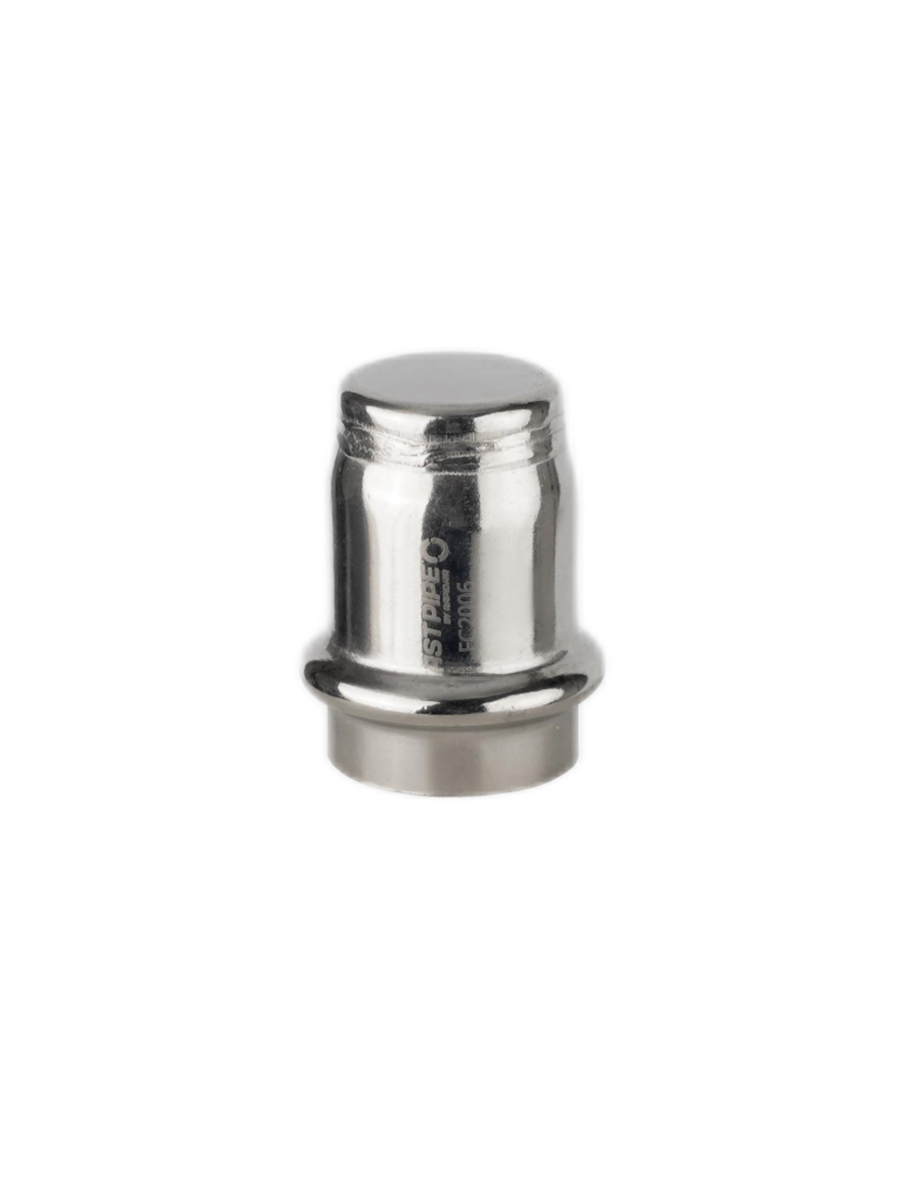 3/4" END CAP COMPRESSED PIPE