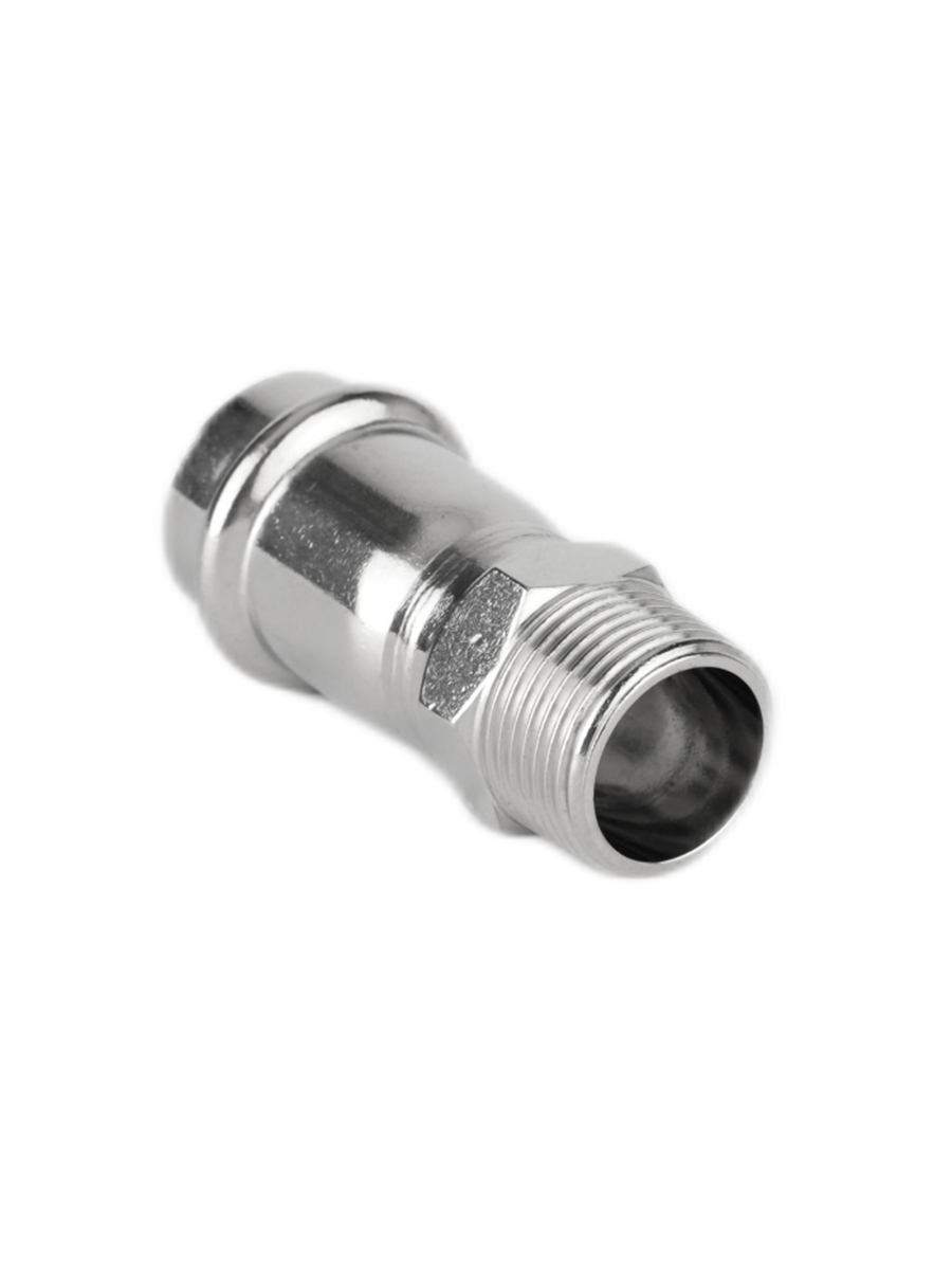 1" COMPRESSED PIPE X 1/2" NPT MALE THREADED NIPPLE