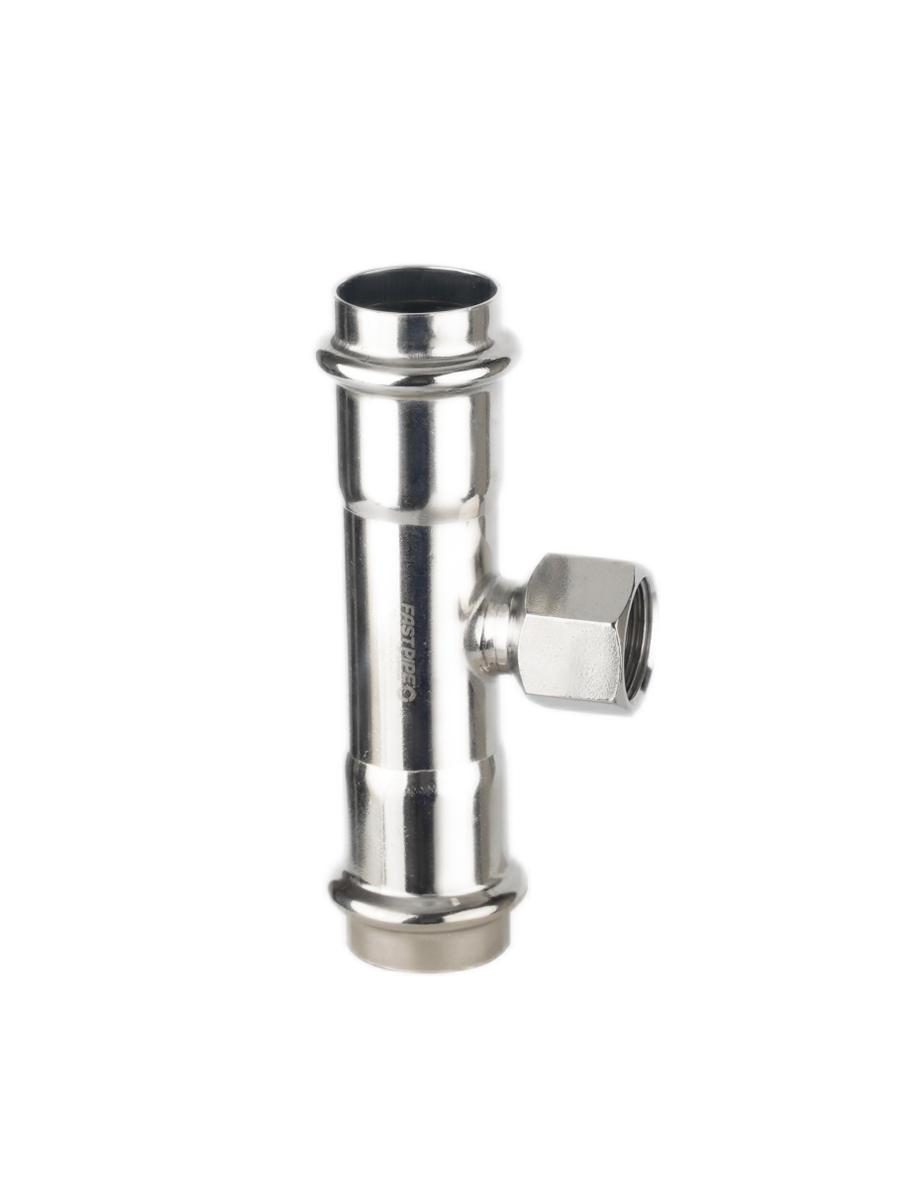 2" REDUCING TEE X 1/2" FEMALE NPT  COMPRESSED PIPE