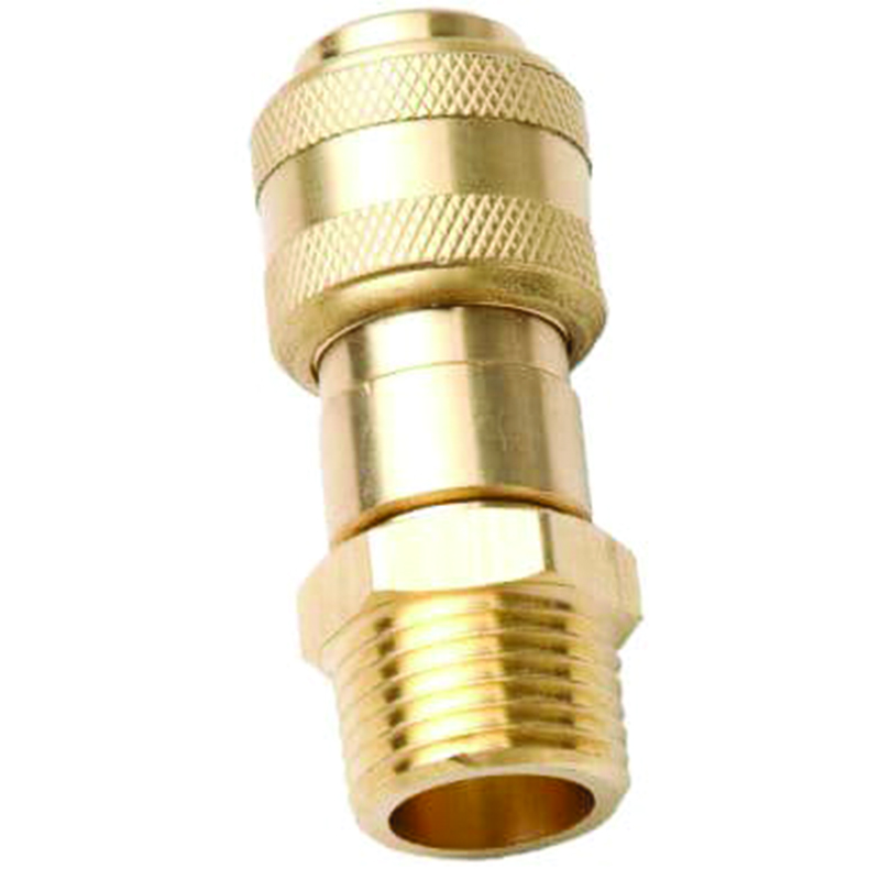 COUPLER, 1/4" MALE NPT PUSH TO CONNECT INDUSTRIAL STYLE 30 CFM BODY