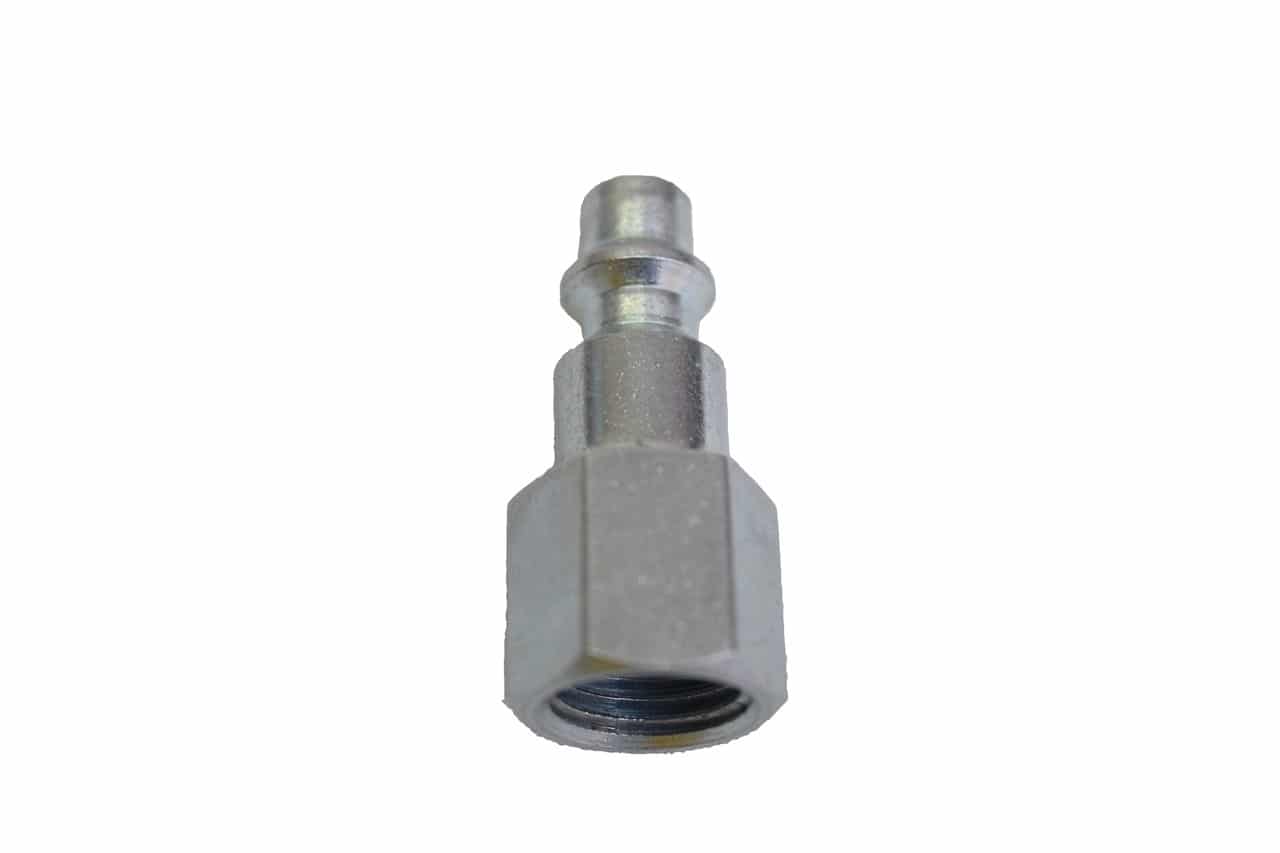 PLUG,  1/2" FEMALE NPT THREAD, SAFETY PUSH BUTTON, INDUSTRIAL STYLE, 70 CFM BODY