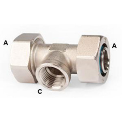 1/2" REDUCING TEE X 1/2" FEMALE NPT MAXLINE