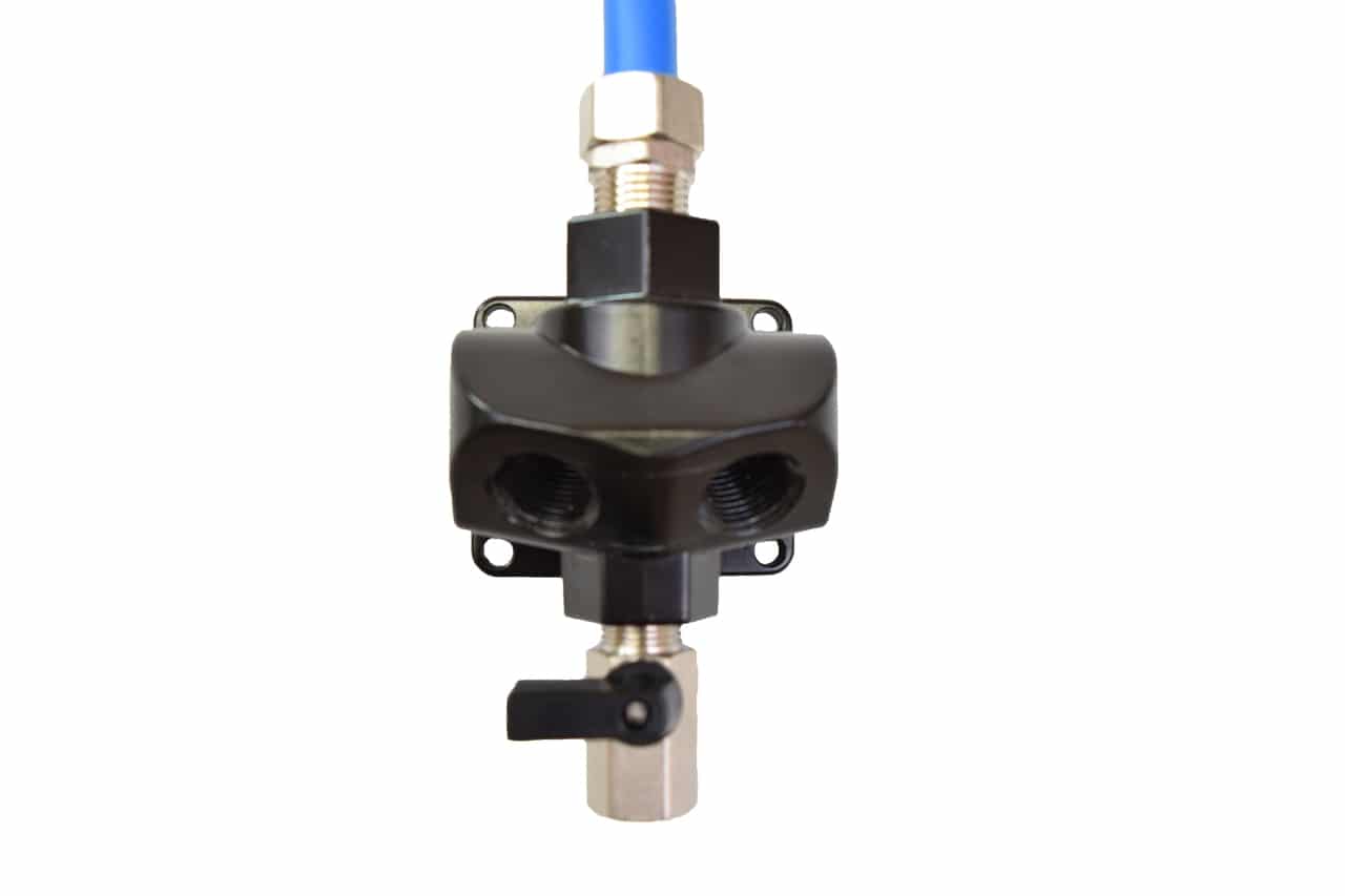1" MAXLINE MULTI PORT OUTLET, 1/2" NPT PORT (4X)