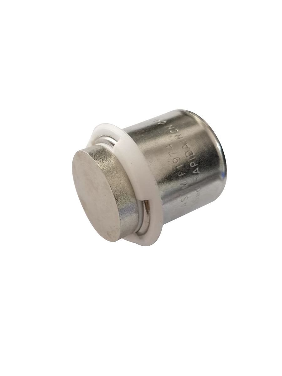 1/2"  END CAP FITTING COMPRESSED FLEXIBLE TUBING