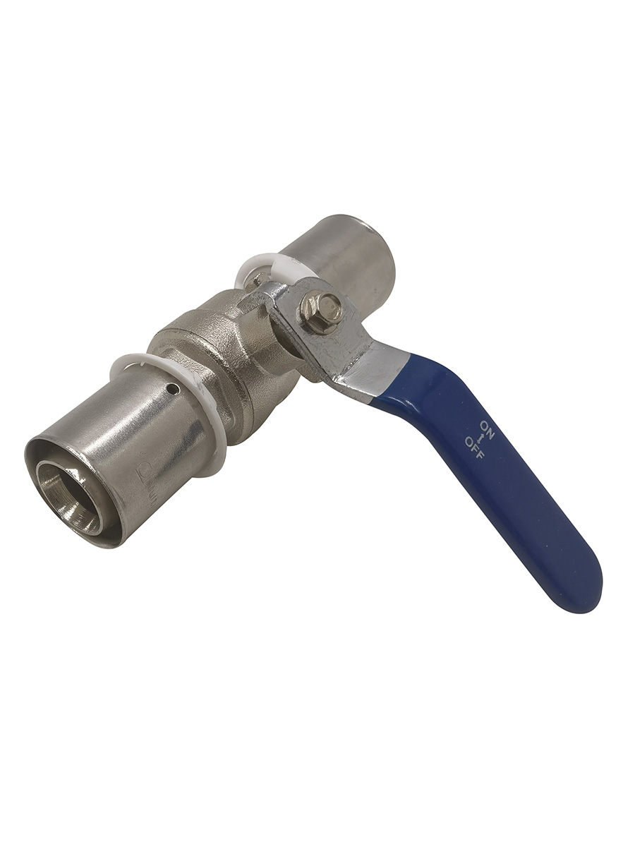 3/4" INLINE HAND VALVE COMPRESSED FLEXIBLE TUBING